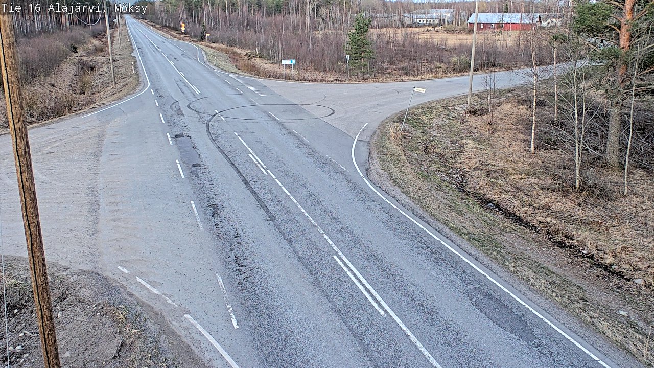 Kelikamerat Kuva Tie 16 Alajärvi, Möksy, Alajärvi, Etelä-Pohjanmaa