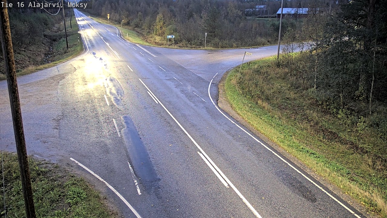 Weather Camera Image Väg 16 Alajärvi, Möksy, Alajärvi, Etelä-Pohjanmaa
