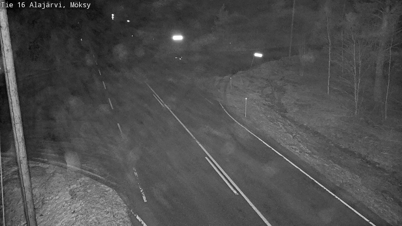 Weather Camera Image Road 16 Alajärvi, Möksy, Alajärvi, Etelä-Pohjanmaa