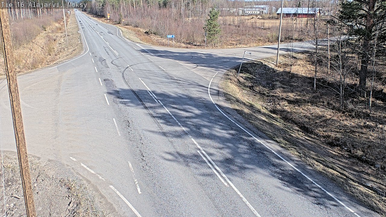 Kelikamerat Kuva Tie 16 Alajärvi, Möksy, Alajärvi, Etelä-Pohjanmaa