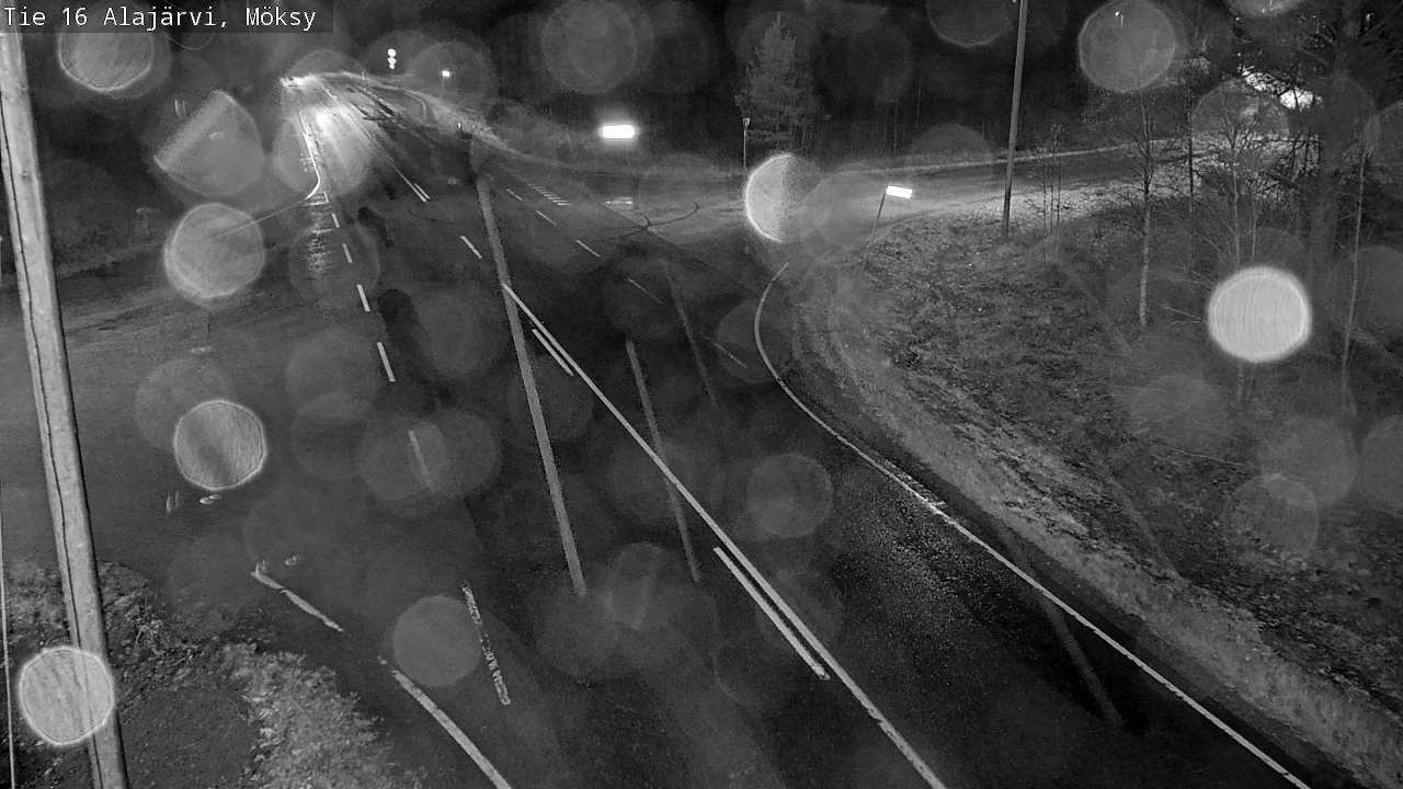 Weather Camera Image Väg 16 Alajärvi, Möksy, Alajärvi, Etelä-Pohjanmaa