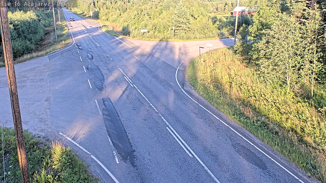 Kelikamerat Kuva Tie 16 Alajärvi, Möksy, Alajärvi, Etelä-Pohjanmaa