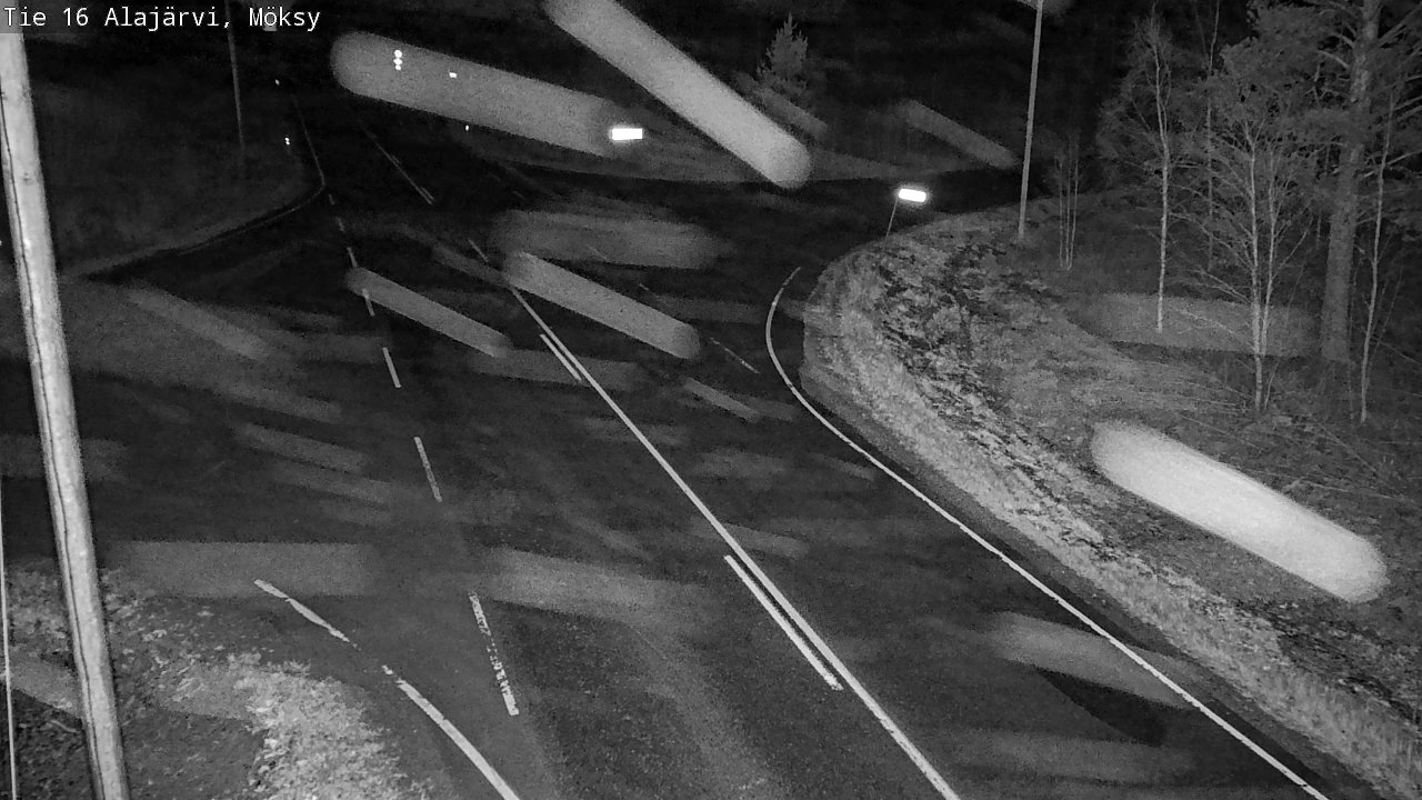 Weather Camera Image Road 16 Alajärvi, Möksy, Alajärvi, Etelä-Pohjanmaa