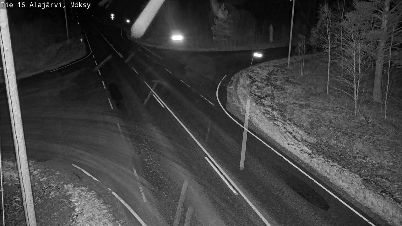 Weather Camera Image Väg 16 Alajärvi, Möksy, Alajärvi, Etelä-Pohjanmaa