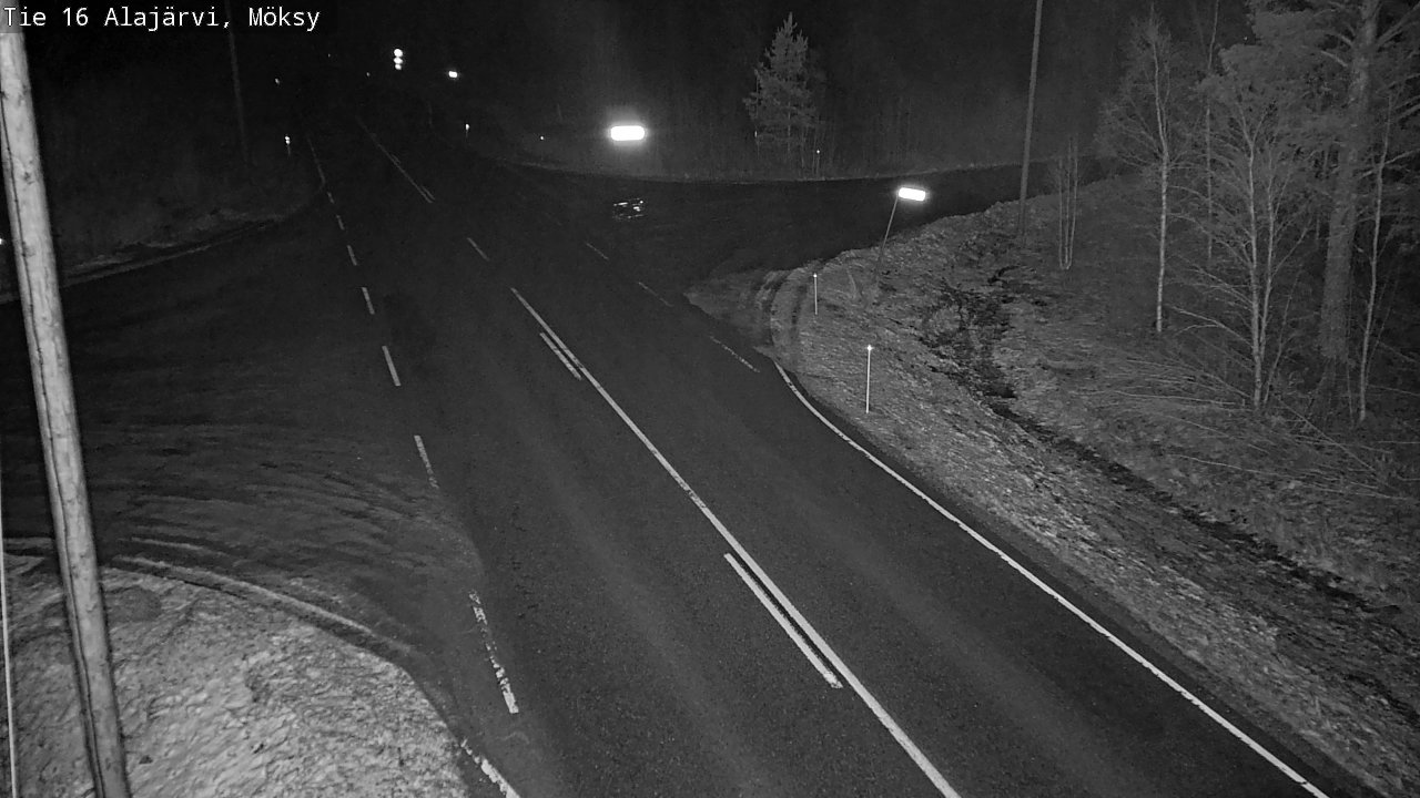 Weather Camera Image Road 16 Alajärvi, Möksy, Alajärvi, Etelä-Pohjanmaa