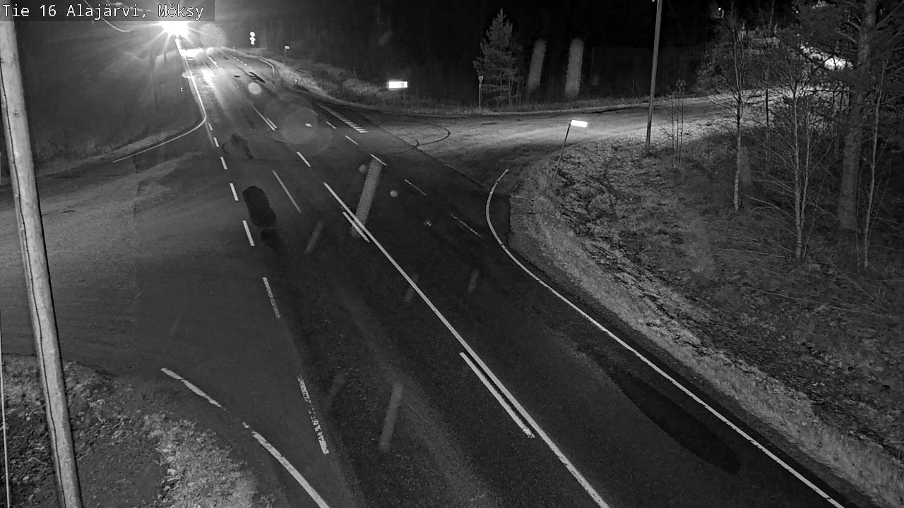 Weather Camera Image Road 16 Alajärvi, Möksy, Alajärvi, Etelä-Pohjanmaa