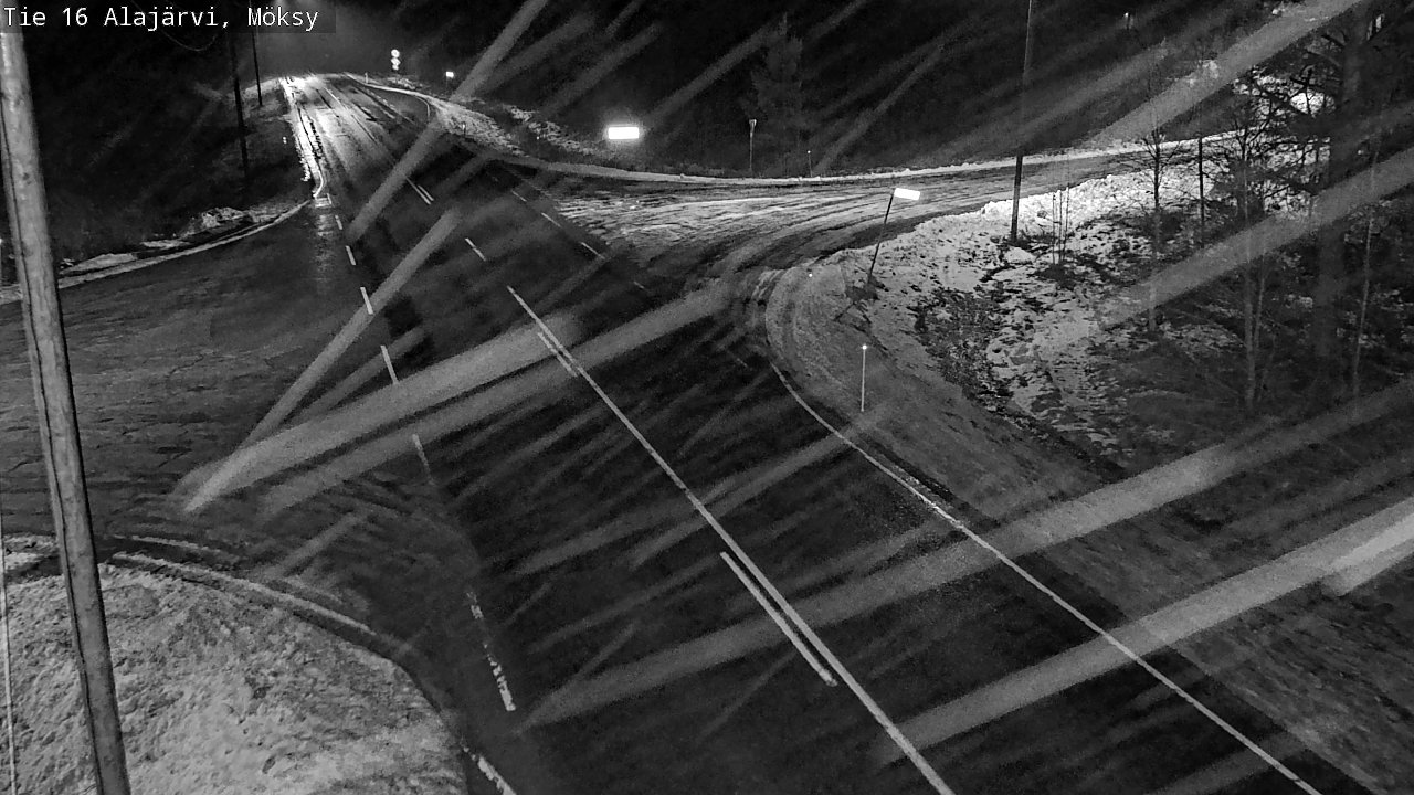Weather Camera Image Road 16 Alajärvi, Möksy, Alajärvi, Etelä-Pohjanmaa