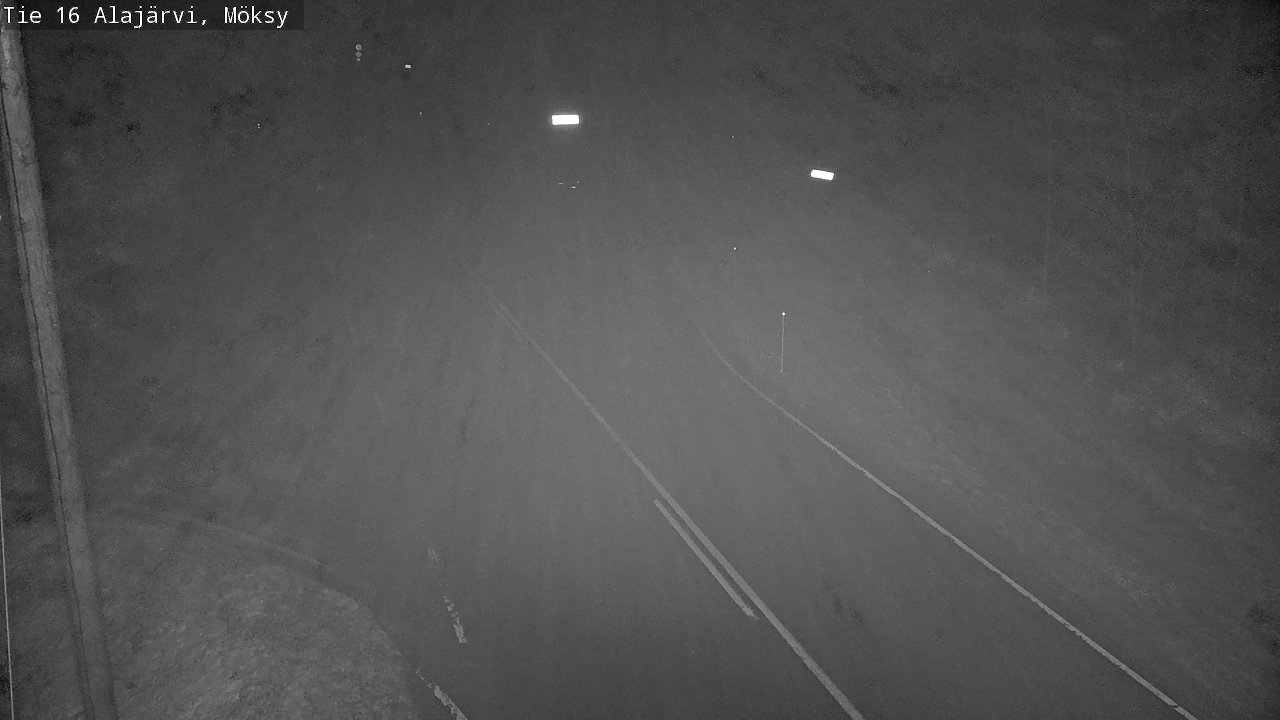 Weather Camera Image Road 16 Alajärvi, Möksy, Alajärvi, Etelä-Pohjanmaa