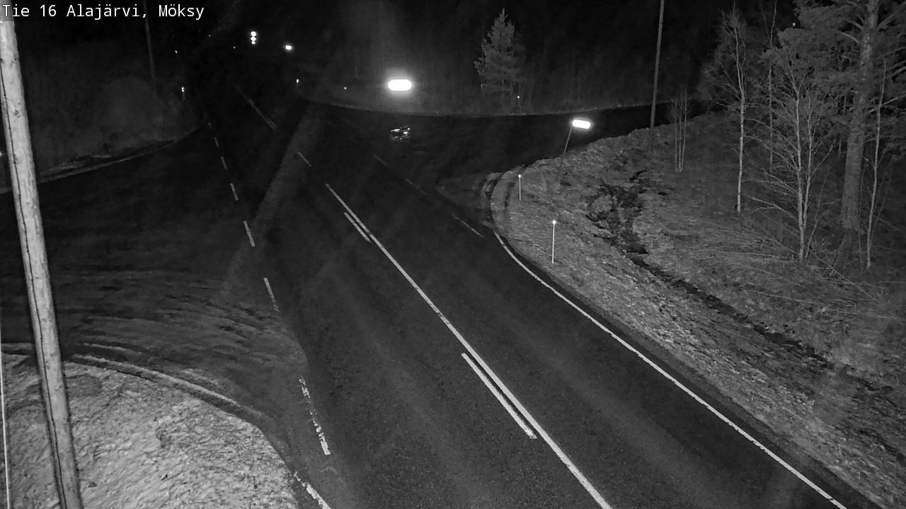 Weather Camera Image Road 16 Alajärvi, Möksy, Alajärvi, Etelä-Pohjanmaa