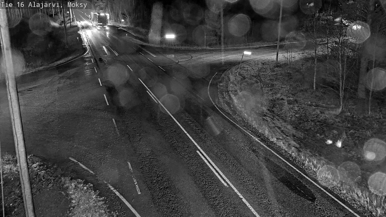 Weather Camera Image Väg 16 Alajärvi, Möksy, Alajärvi, Etelä-Pohjanmaa