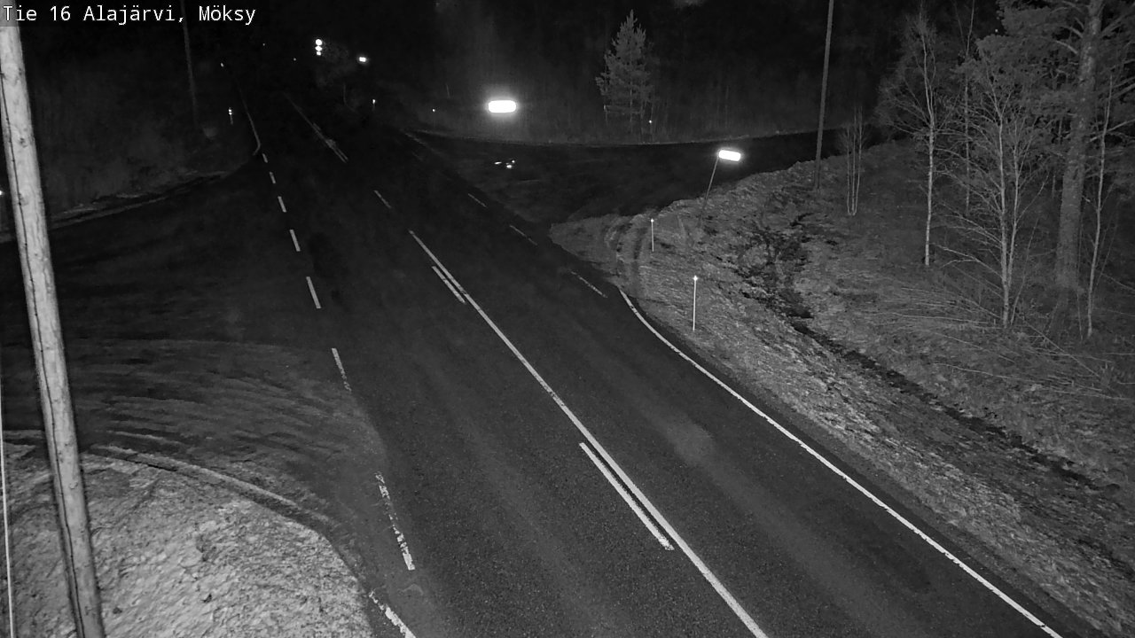 Weather Camera Image Road 16 Alajärvi, Möksy, Alajärvi, Etelä-Pohjanmaa