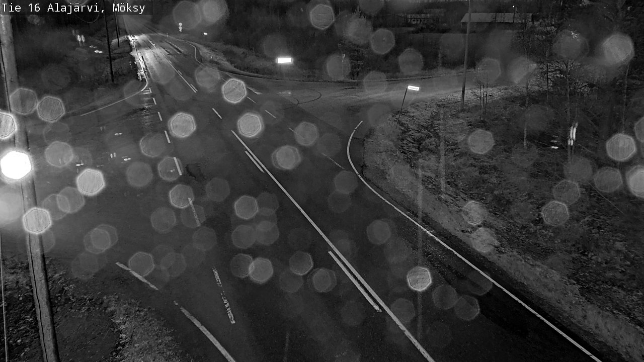 Weather Camera Image Väg 16 Alajärvi, Möksy, Alajärvi, Etelä-Pohjanmaa