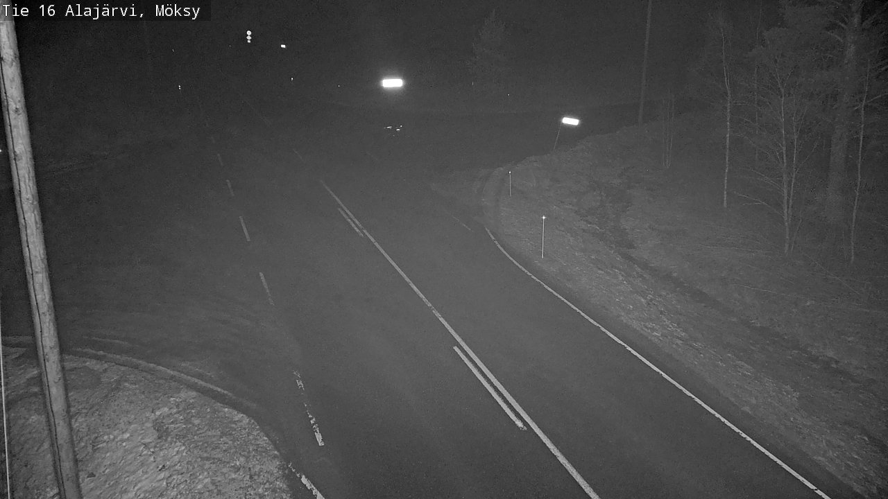 Weather Camera Image Road 16 Alajärvi, Möksy, Alajärvi, Etelä-Pohjanmaa