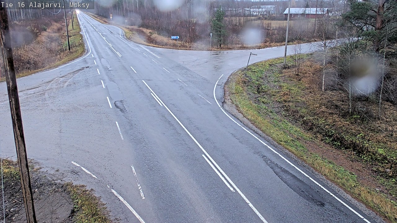 Weather Camera Image Väg 16 Alajärvi, Möksy, Alajärvi, Etelä-Pohjanmaa