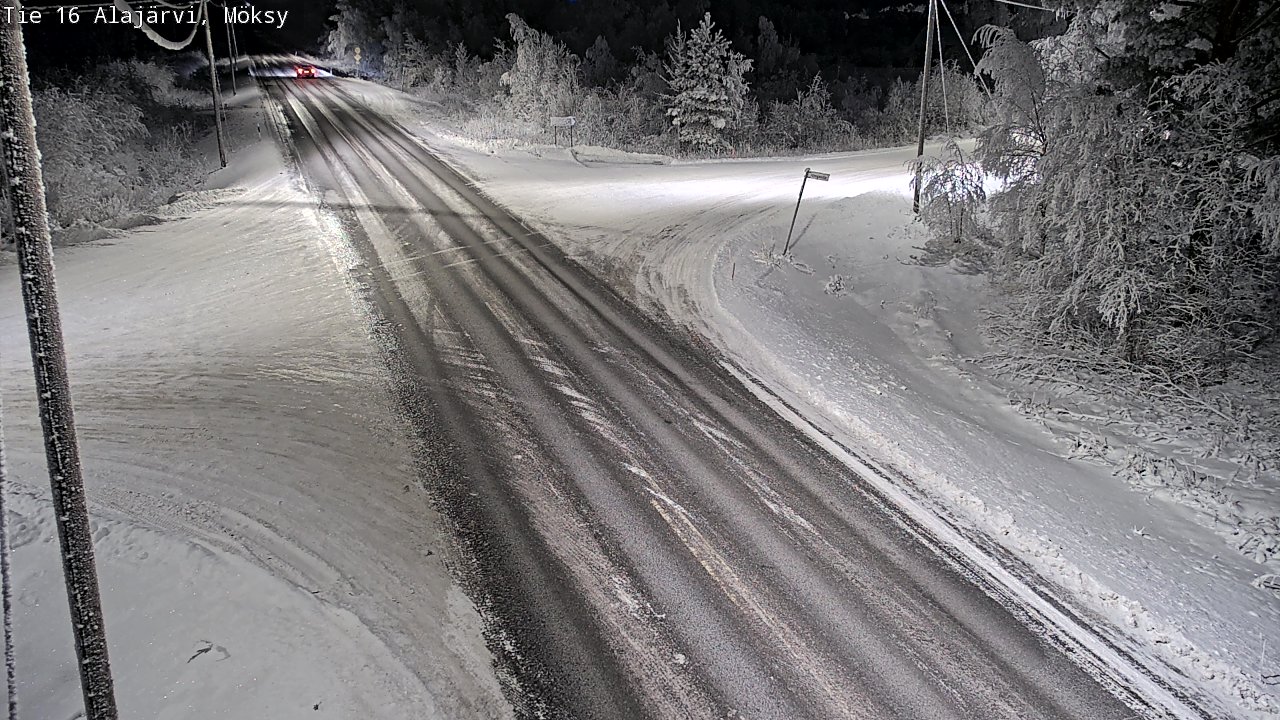 Weather Camera Image Road 16 Alajärvi, Möksy, Alajärvi, Etelä-Pohjanmaa