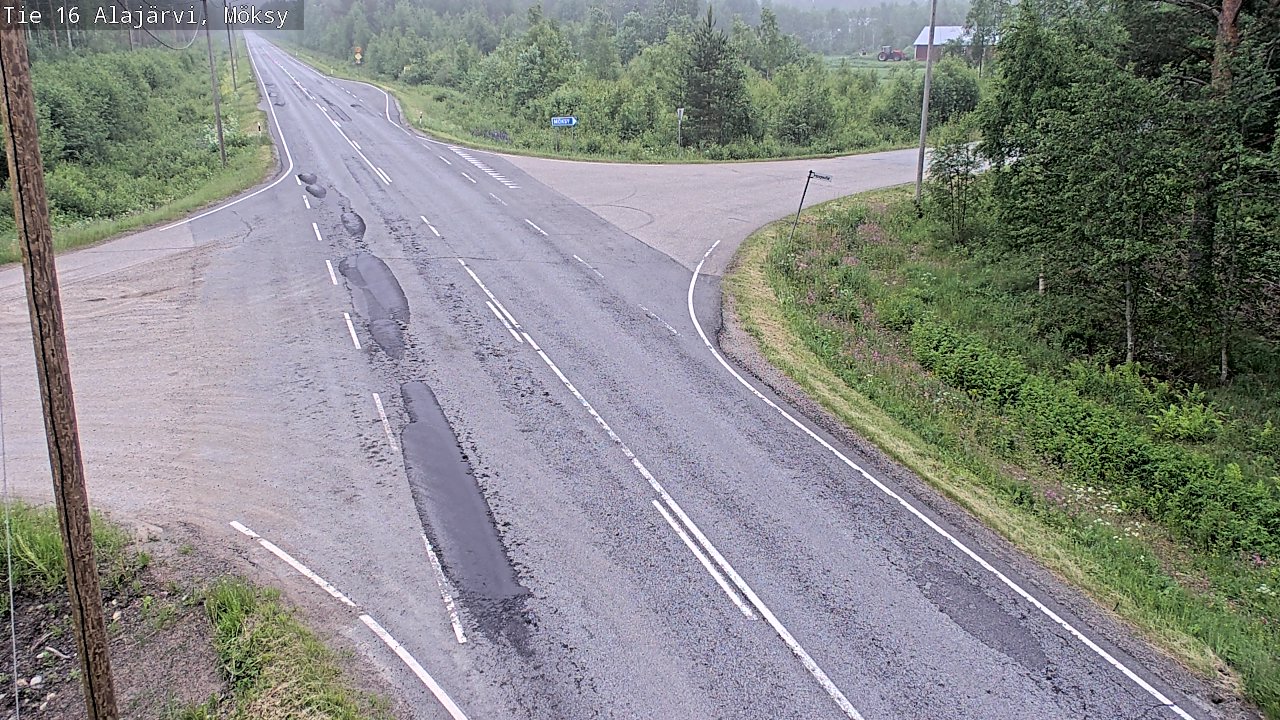 Kelikamerat Kuva Tie 16 Alajärvi, Möksy, Alajärvi, Etelä-Pohjanmaa