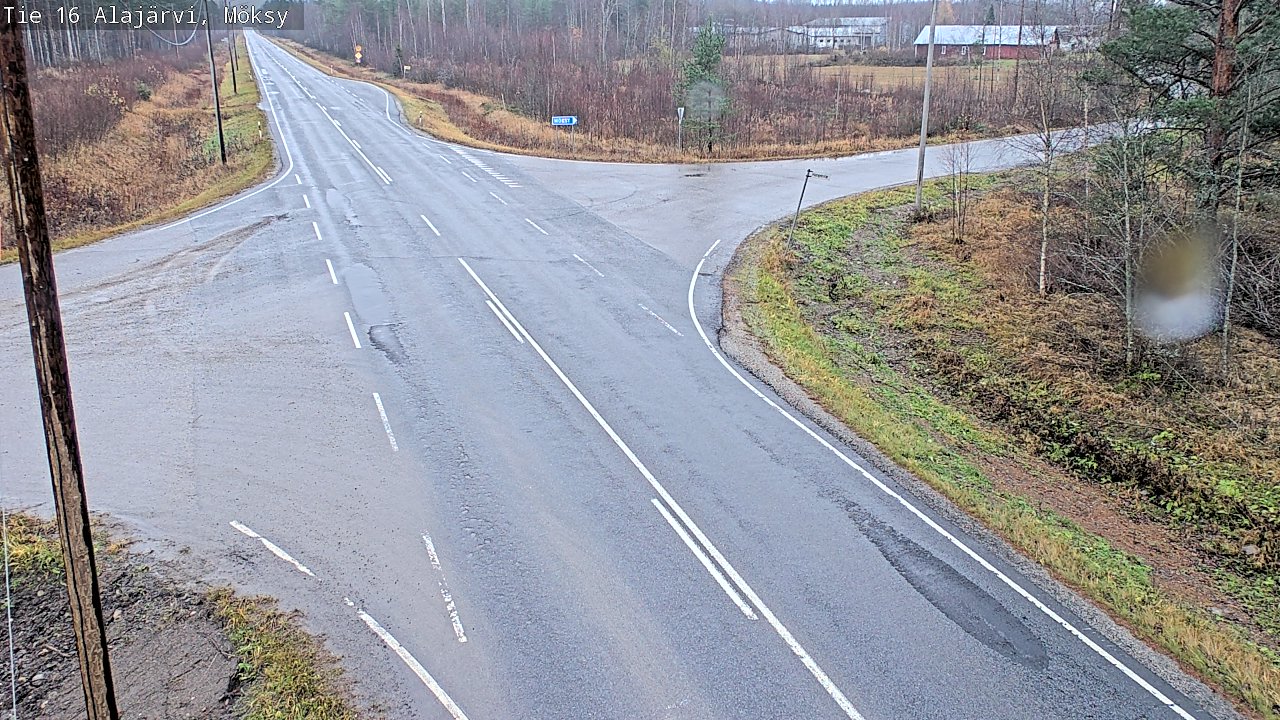 Weather Camera Image Väg 16 Alajärvi, Möksy, Alajärvi, Etelä-Pohjanmaa