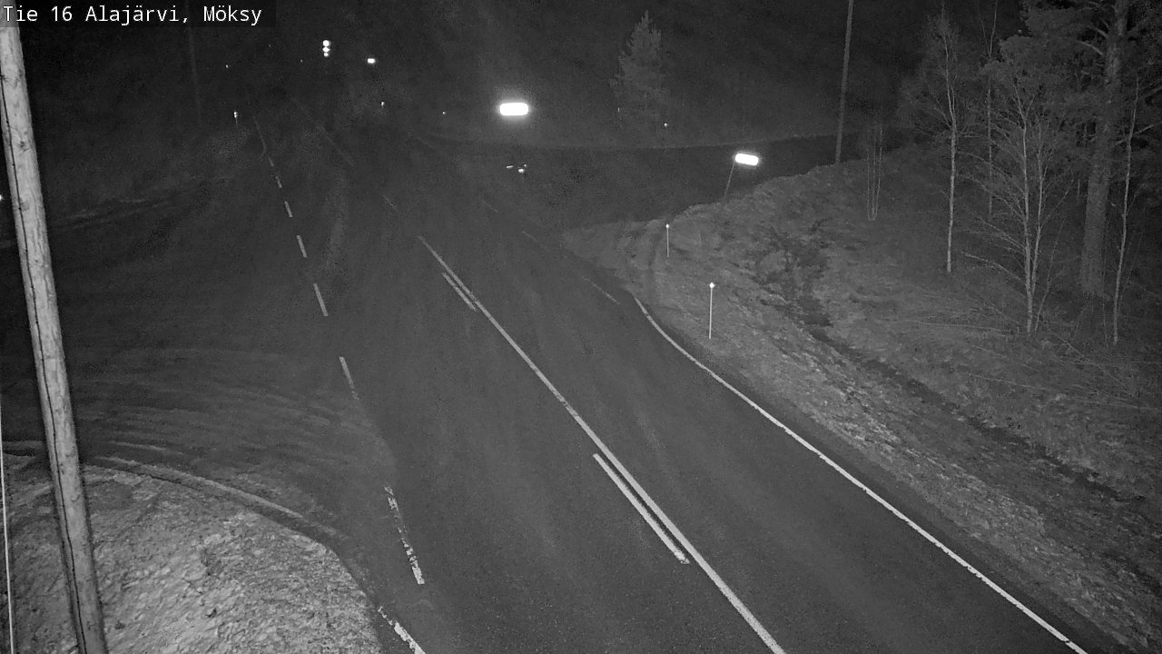Weather Camera Image Road 16 Alajärvi, Möksy, Alajärvi, Etelä-Pohjanmaa
