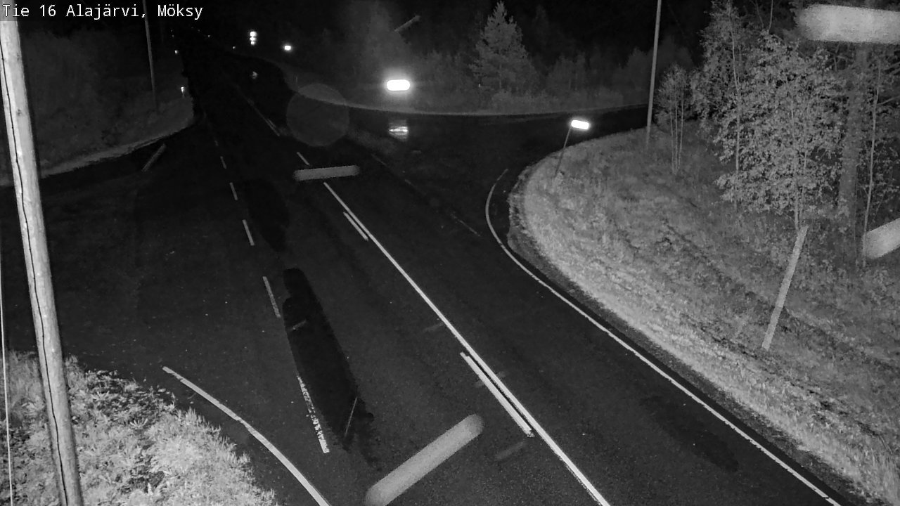 Weather Camera Image Väg 16 Alajärvi, Möksy, Alajärvi, Etelä-Pohjanmaa