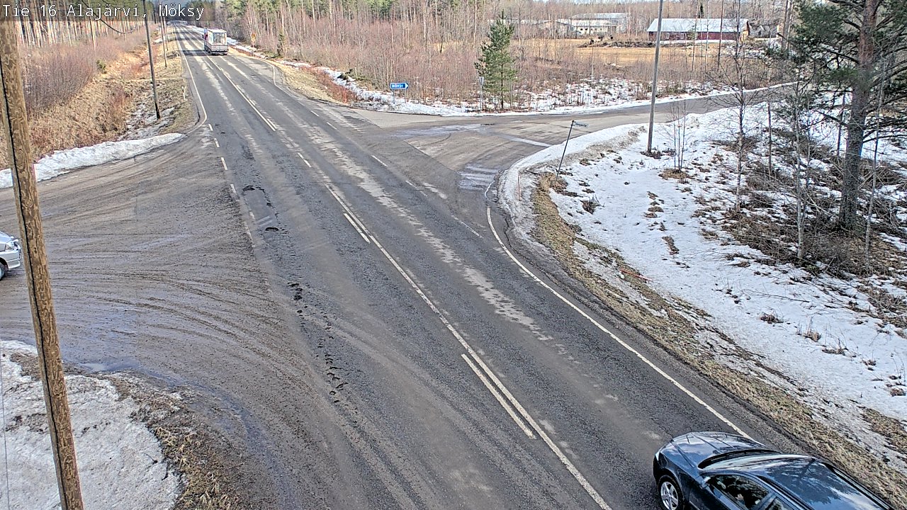 Weather Camera Image Väg 16 Alajärvi, Möksy, Alajärvi, Etelä-Pohjanmaa
