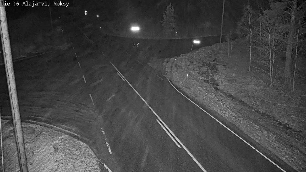 Weather Camera Image Road 16 Alajärvi, Möksy, Alajärvi, Etelä-Pohjanmaa