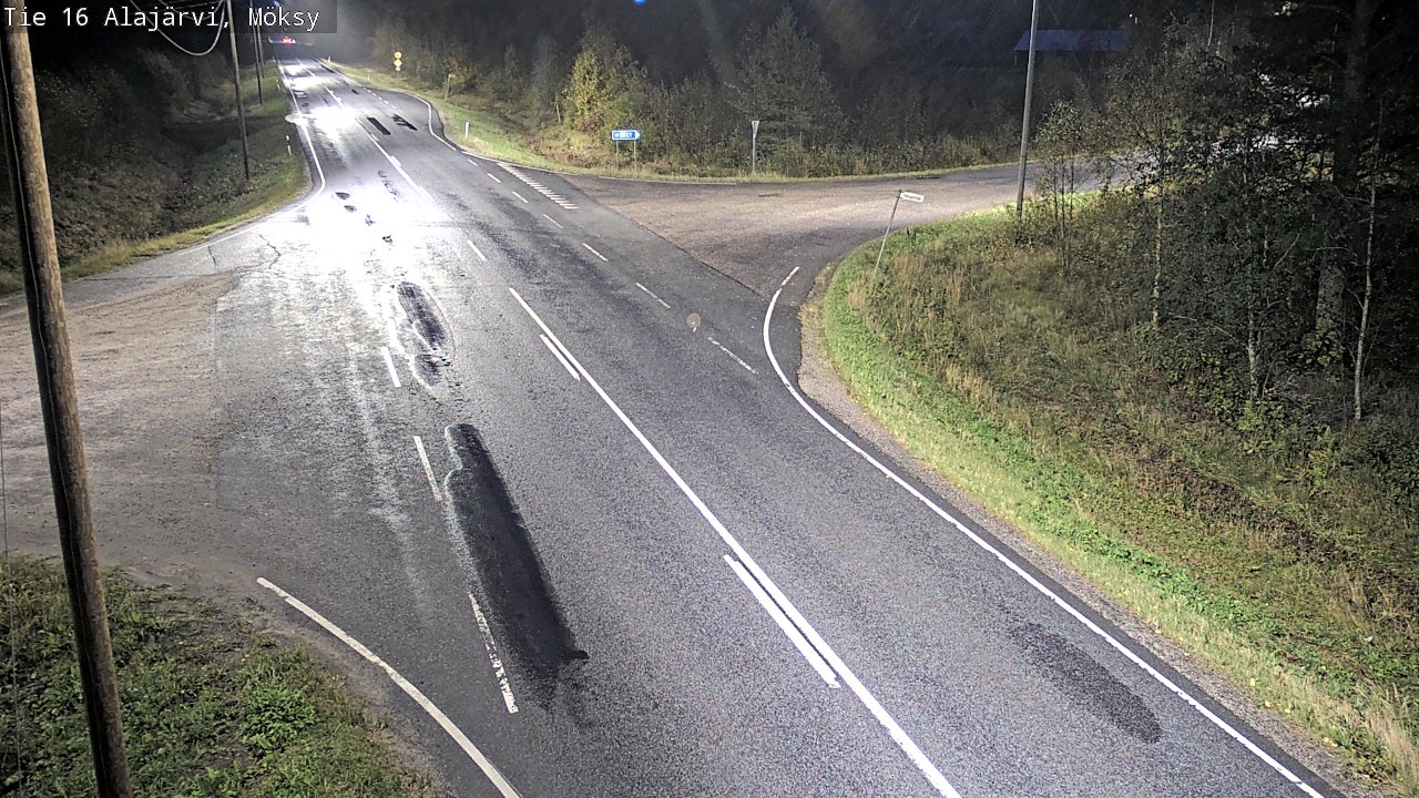 Weather Camera Image Väg 16 Alajärvi, Möksy, Alajärvi, Etelä-Pohjanmaa