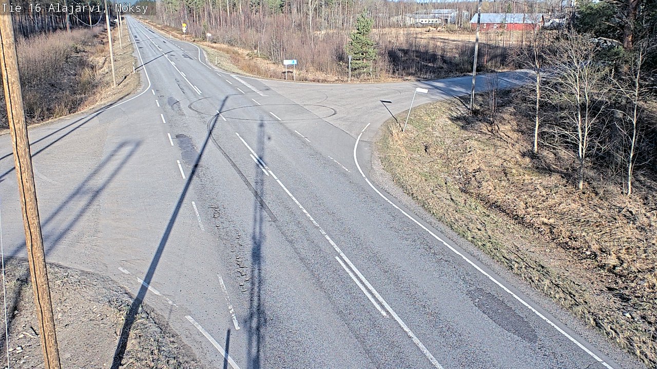 Kelikamerat Kuva Tie 16 Alajärvi, Möksy, Alajärvi, Etelä-Pohjanmaa