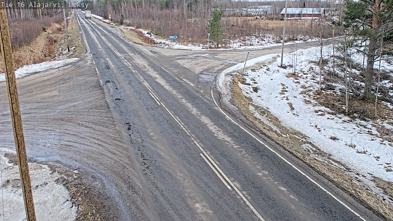 Weather Camera Image Road 16 Alajärvi, Möksy, Alajärvi, Etelä-Pohjanmaa