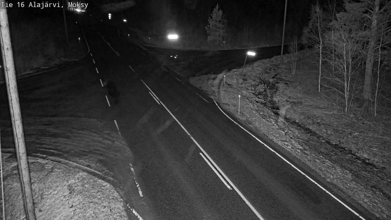 Weather Camera Image Road 16 Alajärvi, Möksy, Alajärvi, Etelä-Pohjanmaa