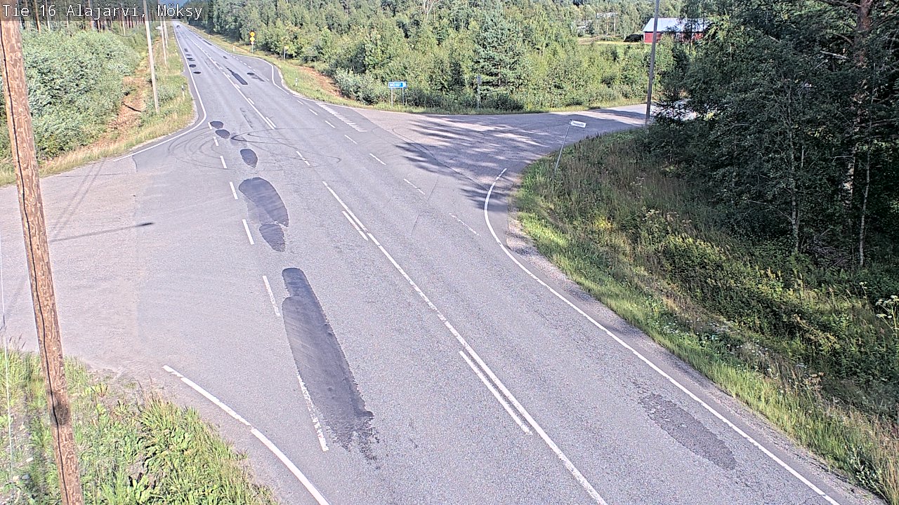 Kelikamerat Kuva Tie 16 Alajärvi, Möksy, Alajärvi, Etelä-Pohjanmaa