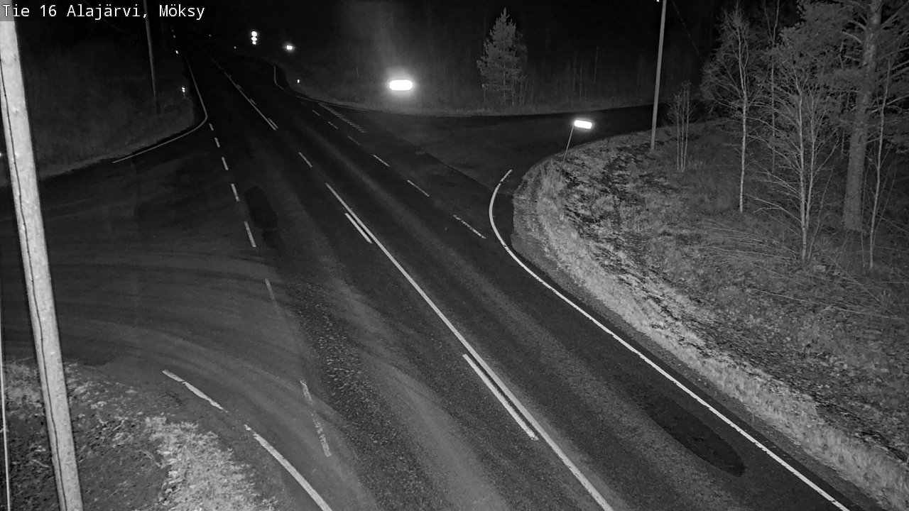 Weather Camera Image Väg 16 Alajärvi, Möksy, Alajärvi, Etelä-Pohjanmaa