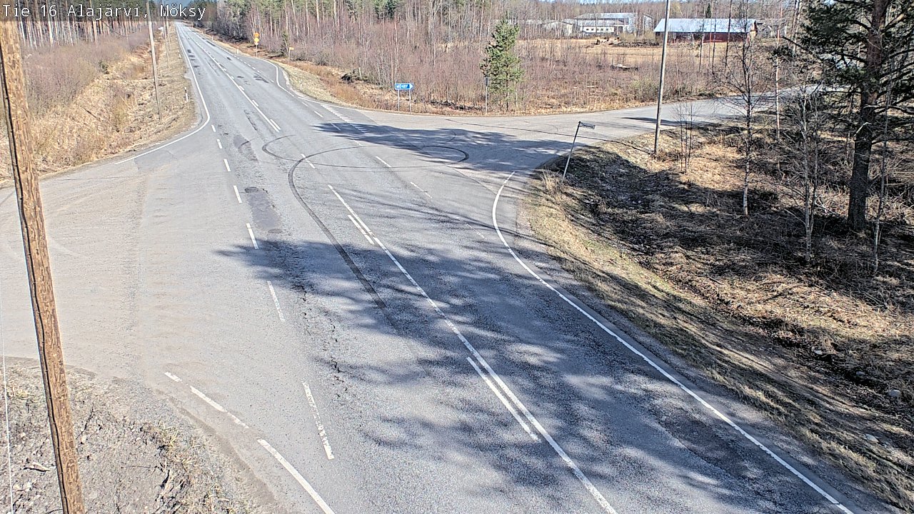 Kelikamerat Kuva Tie 16 Alajärvi, Möksy, Alajärvi, Etelä-Pohjanmaa