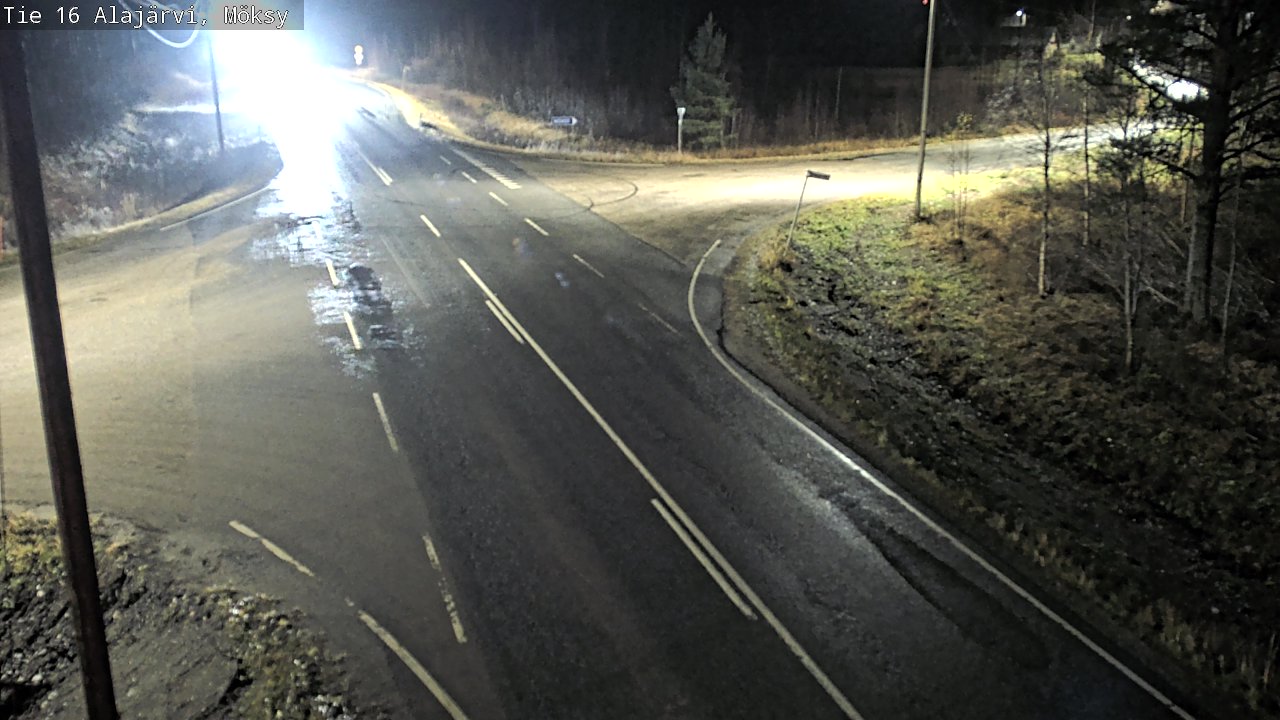 Weather Camera Image Road 16 Alajärvi, Möksy, Alajärvi, Etelä-Pohjanmaa