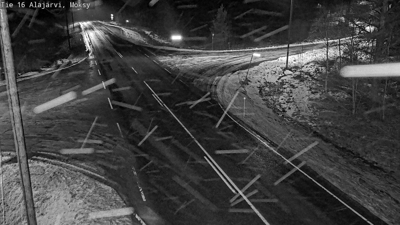 Weather Camera Image Road 16 Alajärvi, Möksy, Alajärvi, Etelä-Pohjanmaa