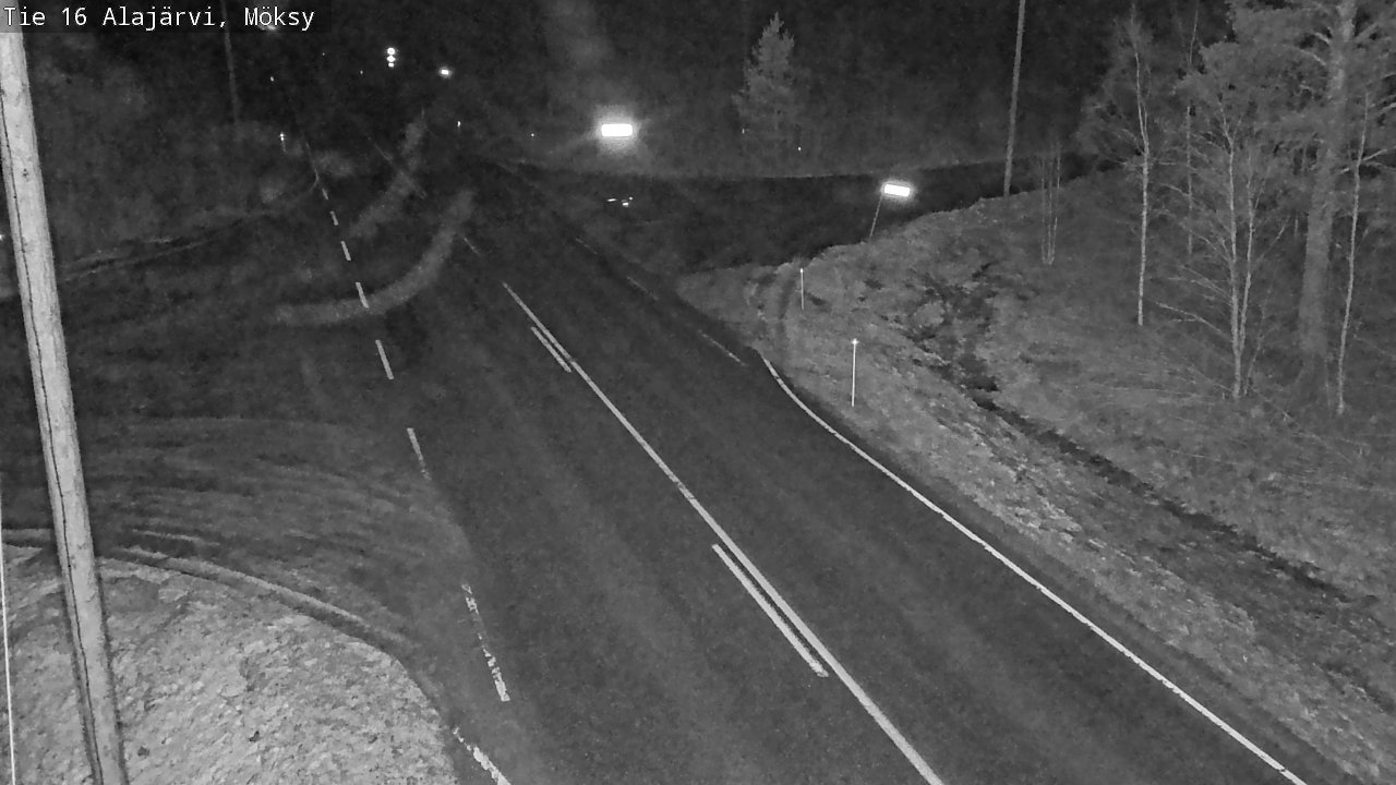 Weather Camera Image Road 16 Alajärvi, Möksy, Alajärvi, Etelä-Pohjanmaa
