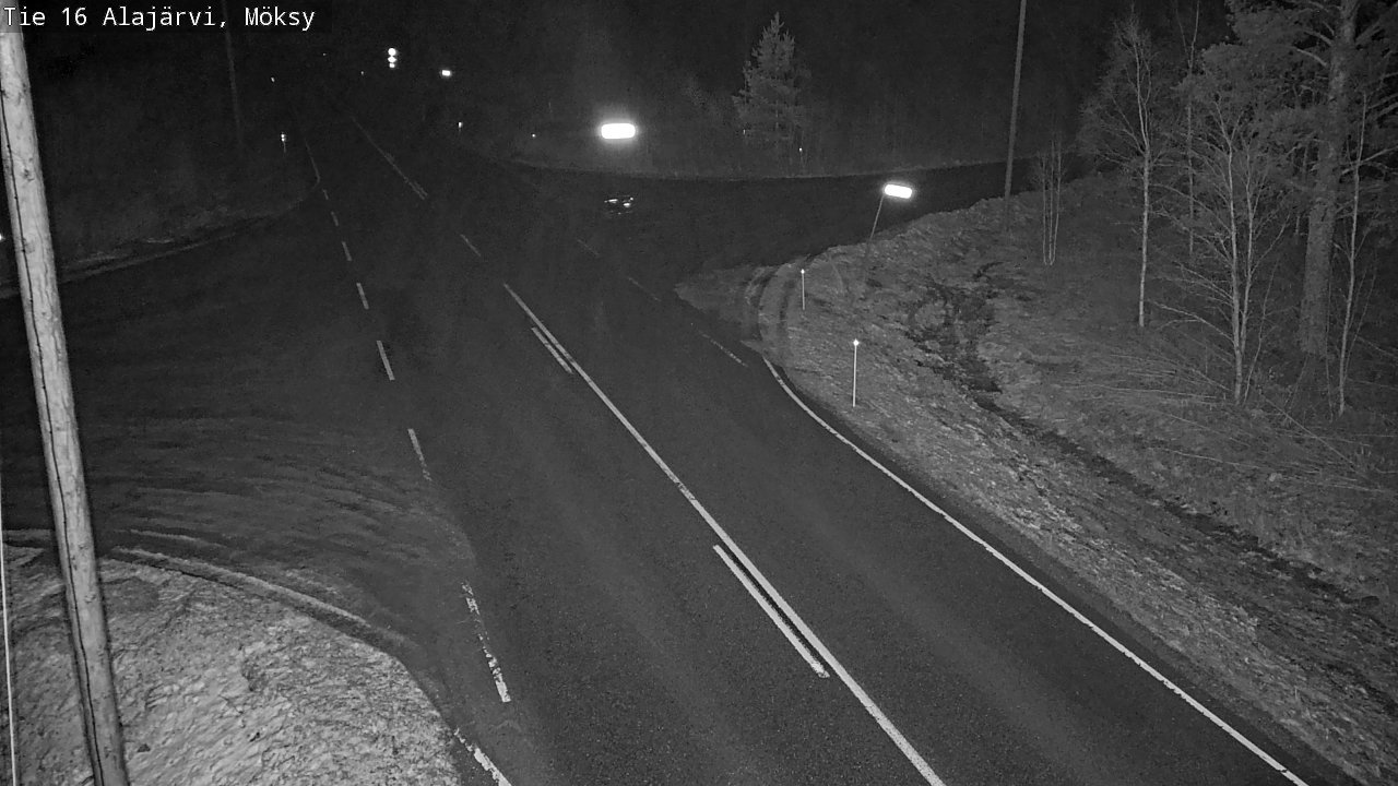 Weather Camera Image Road 16 Alajärvi, Möksy, Alajärvi, Etelä-Pohjanmaa