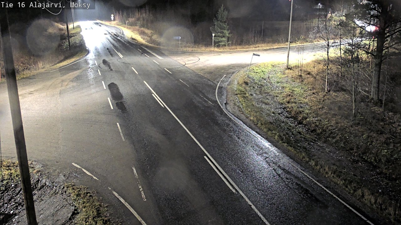 Weather Camera Image Väg 16 Alajärvi, Möksy, Alajärvi, Etelä-Pohjanmaa