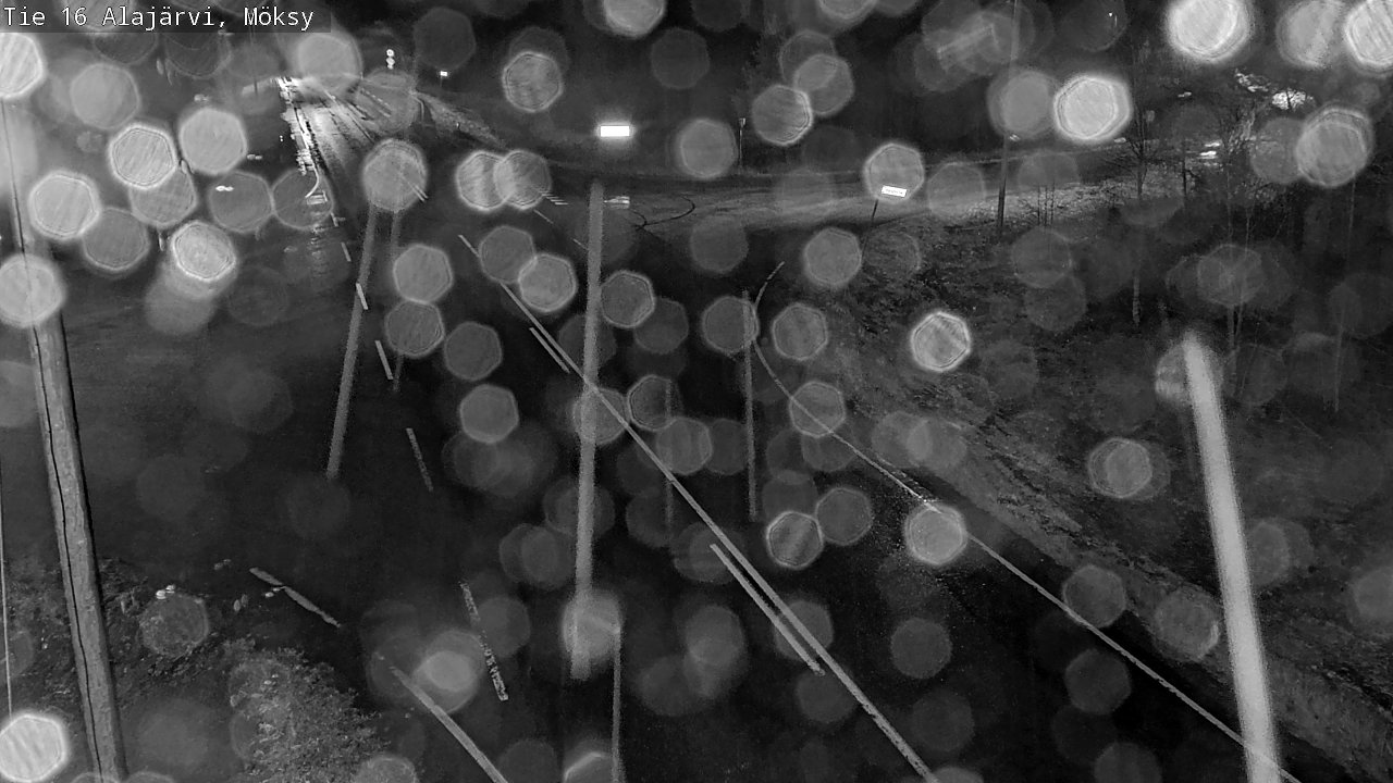Weather Camera Image Väg 16 Alajärvi, Möksy, Alajärvi, Etelä-Pohjanmaa