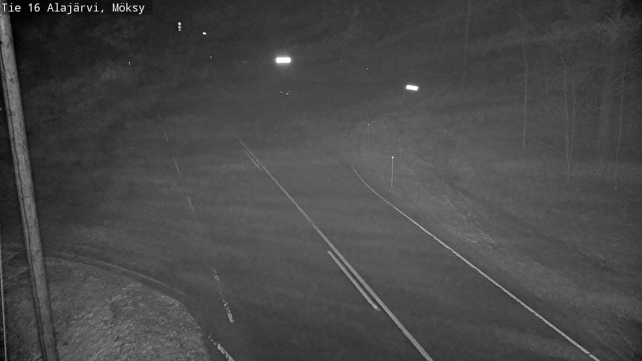 Weather Camera Image Road 16 Alajärvi, Möksy, Alajärvi, Etelä-Pohjanmaa