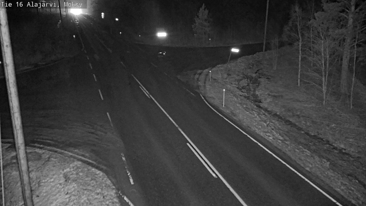 Weather Camera Image Road 16 Alajärvi, Möksy, Alajärvi, Etelä-Pohjanmaa