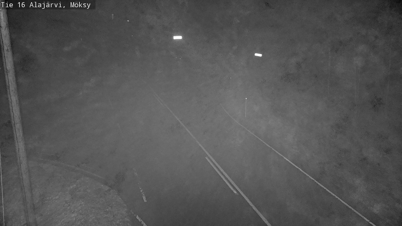 Weather Camera Image Road 16 Alajärvi, Möksy, Alajärvi, Etelä-Pohjanmaa
