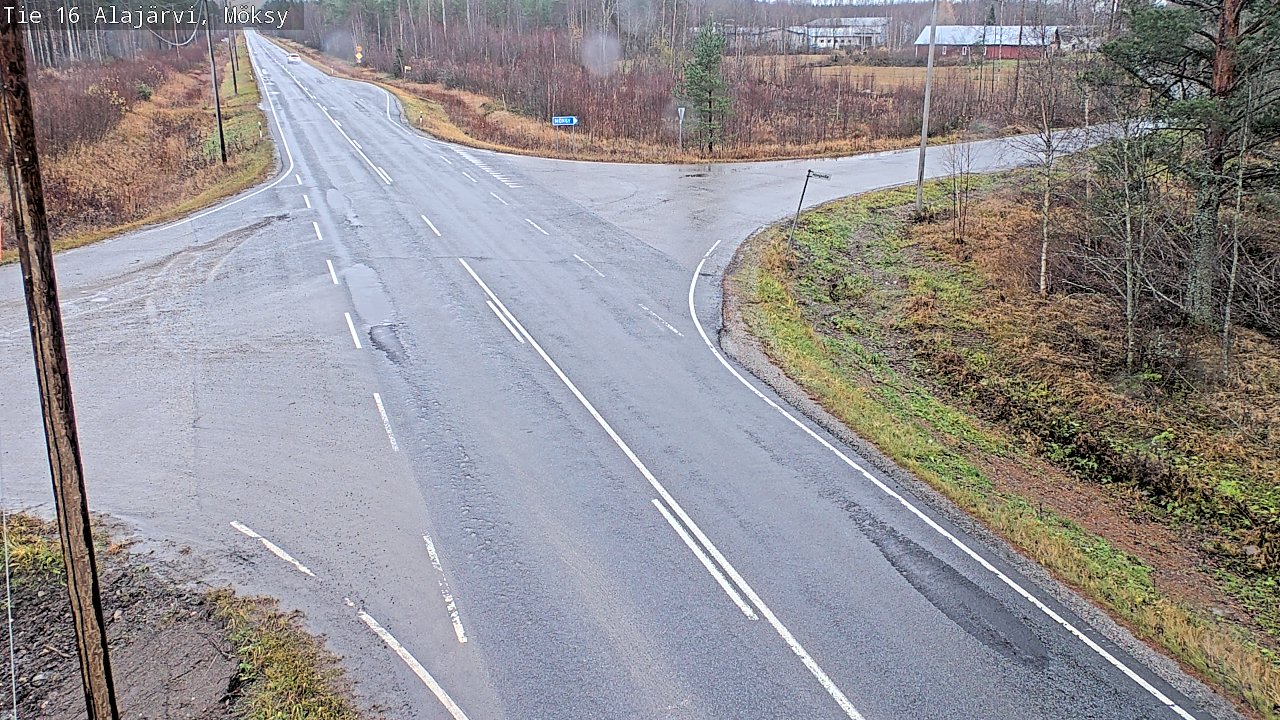 Weather Camera Image Väg 16 Alajärvi, Möksy, Alajärvi, Etelä-Pohjanmaa