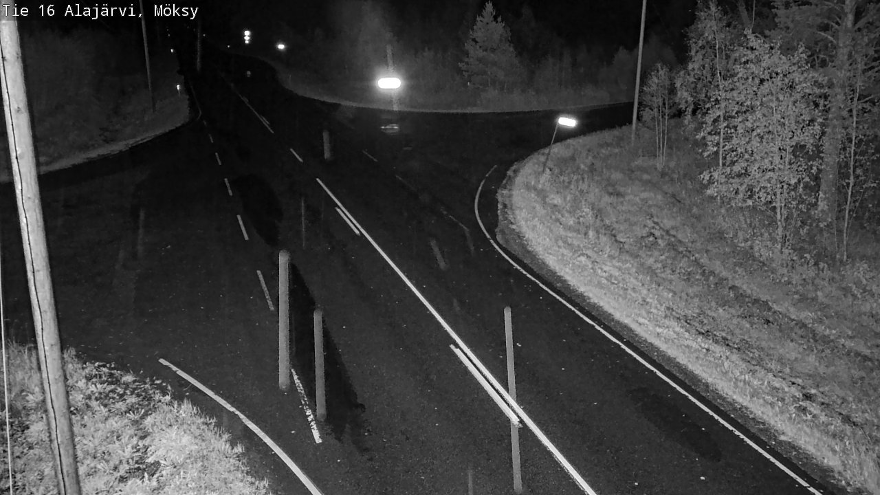Weather Camera Image Väg 16 Alajärvi, Möksy, Alajärvi, Etelä-Pohjanmaa