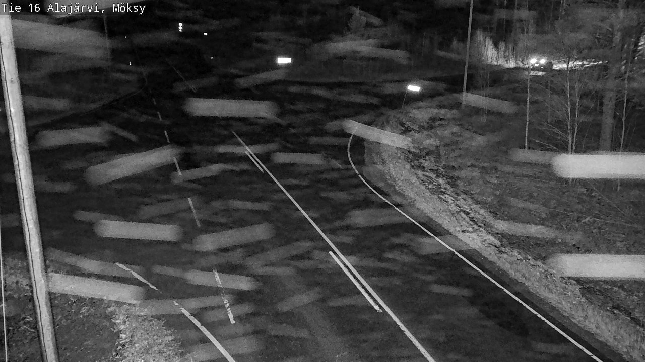 Weather Camera Image Road 16 Alajärvi, Möksy, Alajärvi, Etelä-Pohjanmaa