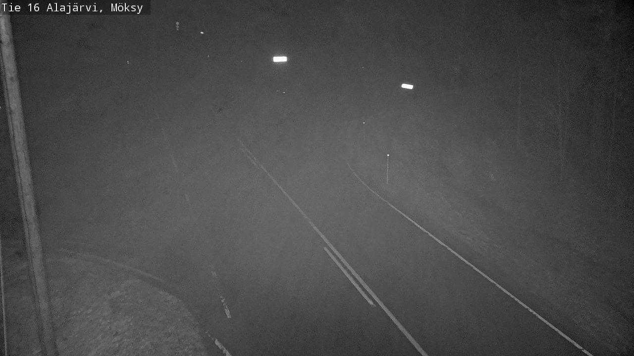 Weather Camera Image Road 16 Alajärvi, Möksy, Alajärvi, Etelä-Pohjanmaa