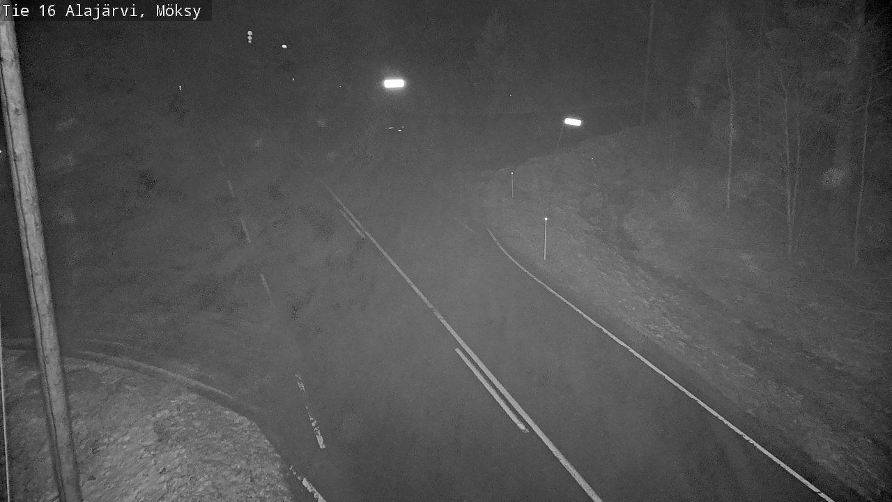 Weather Camera Image Road 16 Alajärvi, Möksy, Alajärvi, Etelä-Pohjanmaa
