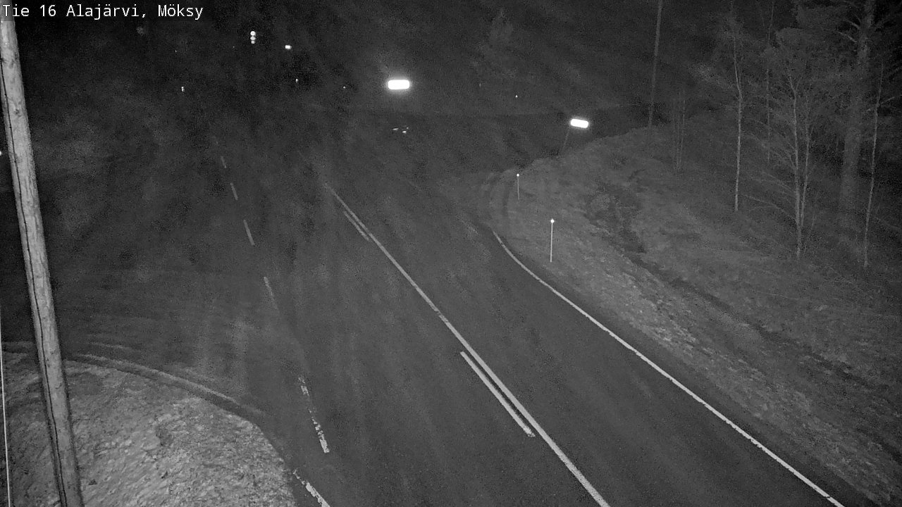 Weather Camera Image Road 16 Alajärvi, Möksy, Alajärvi, Etelä-Pohjanmaa