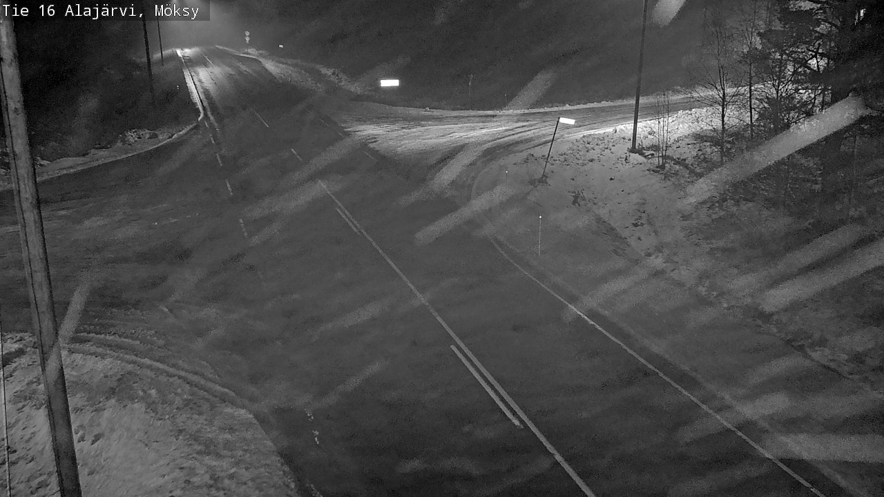 Weather Camera Image Väg 16 Alajärvi, Möksy, Alajärvi, Etelä-Pohjanmaa