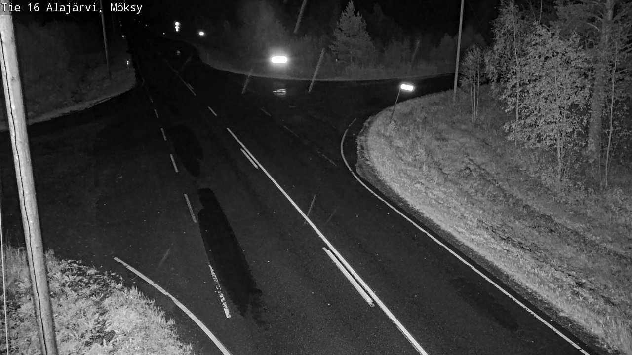 Weather Camera Image Väg 16 Alajärvi, Möksy, Alajärvi, Etelä-Pohjanmaa