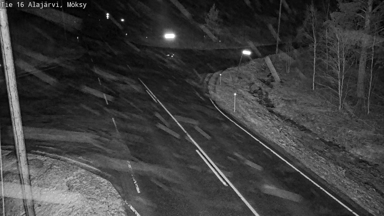 Weather Camera Image Road 16 Alajärvi, Möksy, Alajärvi, Etelä-Pohjanmaa
